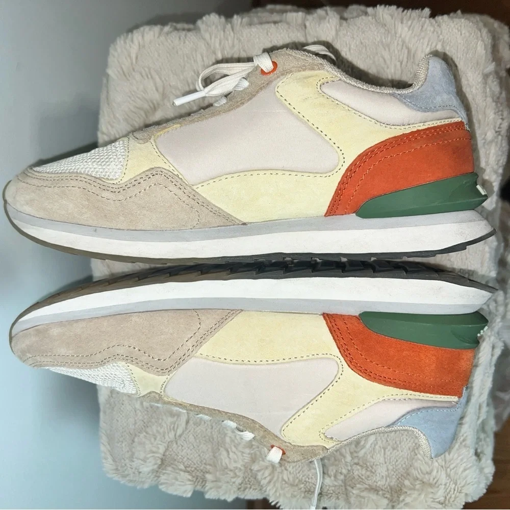 HOFF The Strand Sneakers Beige Suede Mesh Women’s Size 6.5 Anthropologie